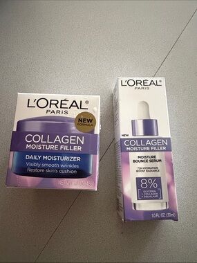 L’Oréal Collagen Moisture Filler Daily Moisturizer & Serum new